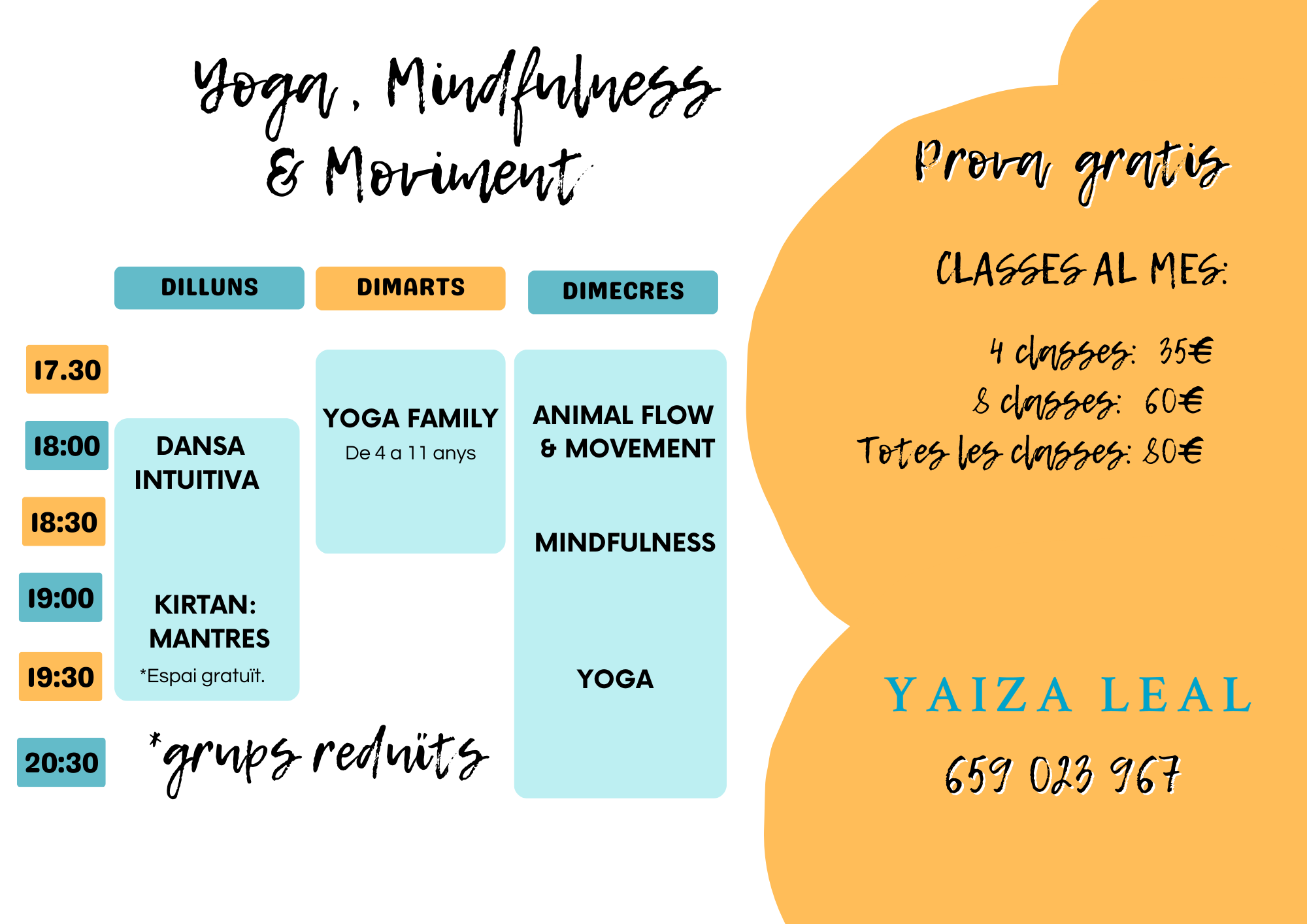 horarios ioga yoga mindfulness meditacio manresa yoga family mantras niños kirtan